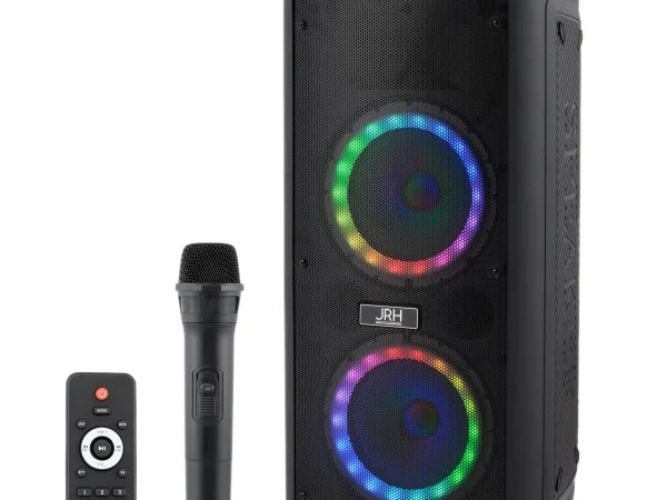 Sistem Audio boxa Portabil A2808, 800W, Bluetooth, TWS, RGB LED, Microfon Wireless