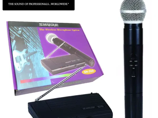 Microfon wireless cu receiver SH-200 VHF, modulare FM