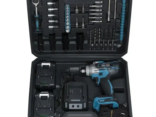 Trusa Masina de Insurubat cu Impact, cu 40 accesorii si 2 Acumulatori, 350Nm, 24V, 5Ah