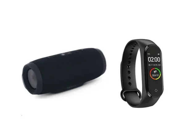 Oferta boxa portabila si bratara fittness cadou