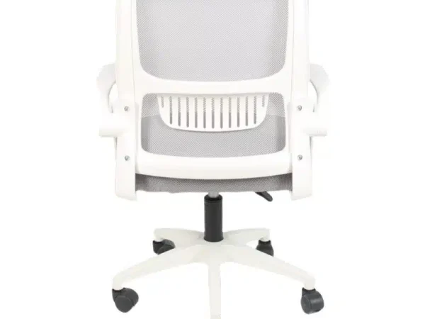 Scaun de birou ergonomic, Mesh, alb gri