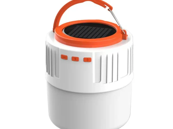 Lanternă solară cu 42 LED, reîncărcabilă prin USB, cu lumină difuzor fără fir, lampă pentru cort de camping, pentru iluminat de urgență în exterior/interioară