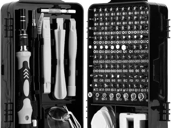 Set 115 piese, surubelnite de precizie, mecanica fina, cromate, pentru dispozitive electronice.