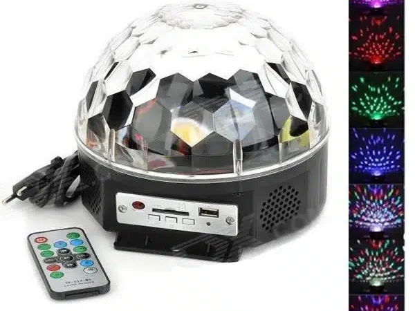 Glob Disco Led Bluetooth cu telecomanda si Redare Audio MP3