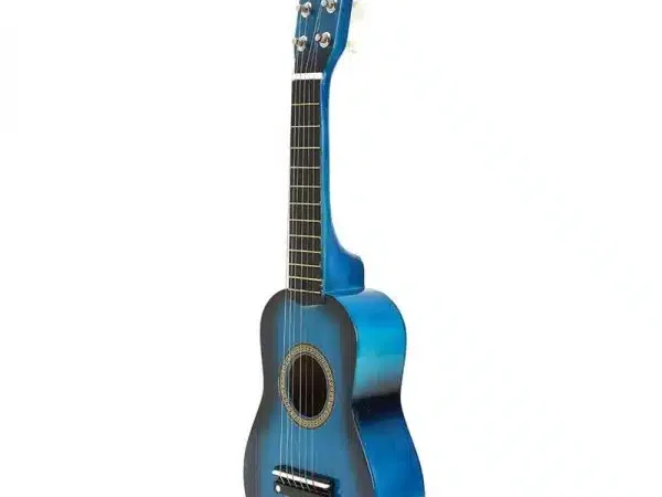 Chitara pentru copii Clasica din Lemn lacuit 65cm ,albastru