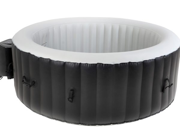 Spa gonflabil mobil NEW Spa pentru 4 persoane, negru și alb