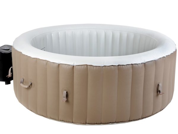 Spa gonflabil mobil NEW Spa pentru 6 persoane, maro și alb