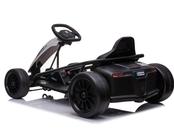 Kart Electric copii Drift Kart DRIFT-CAR 24V, Roșu, roți smooth Drift, 2 x 350W Motor, Drift la 13 Km / h, Baterie 24V, Construcție solidă