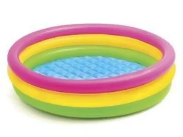 Piscina gonflabila, rotunda, 150 x 25 cm, multicolora