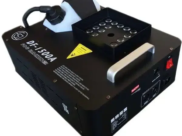 Masina de fum vertical df-1500a cu 24 leduri iluminare rgb si putere 1500 w