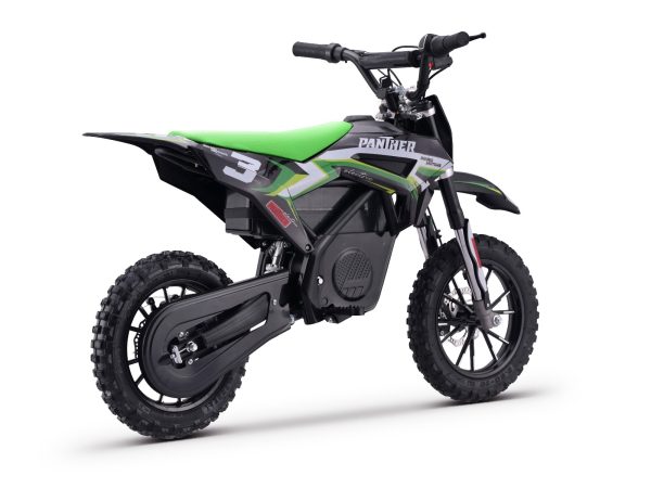 Motocross electric pentru copii Panther verde - 550W