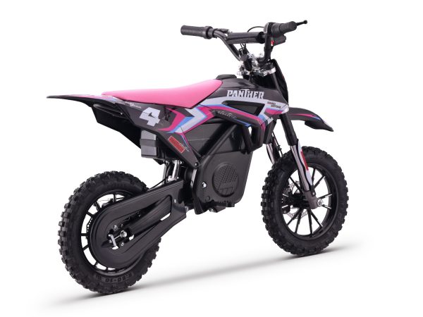 Motocross electric pentru copii Panther roz - 550W