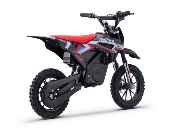 Motocross electric pentru copii Panther roșu - 550W