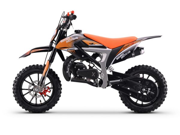 Motocicletă pe benzină pentru copii CROSS SX Portocaliu - 50cmc