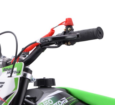 Motocicletă pe benzină pentru copii CROSS SX verde - 50cmc