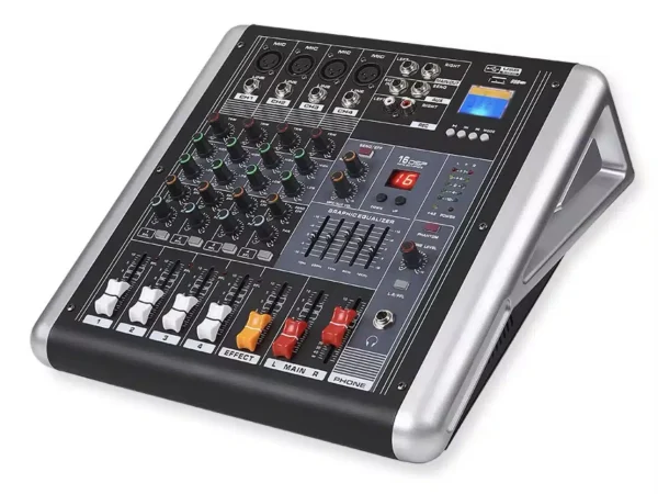 Mixer Audio DJ & Karaoke GAX-ML4, 4 Canale, 16 Efecte DSP, Bluetooth/USB