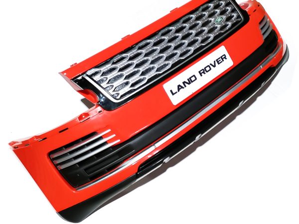 Bară față cu faruri - Range Rover roșu
