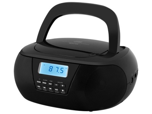 Radio CD Player CDR 550, 2 x 1.5 W RMS, tuner FM cu memorie 40 de posturi,USB, negru