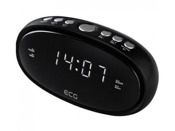 Radio cu ceas RB 010 negru, FM, Digital, memorie 10 posturi, alarma dubla