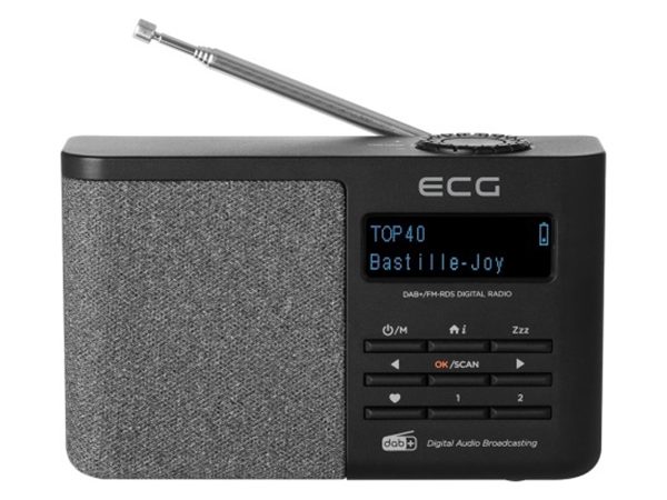 Radio portabil RD 250 DAB Black, FM/DAB/DAB+, 1.8 W, Bluetooth 5.3, baterie reincarcabila Li-Ion 3.7 V / 1900 mAh, ceas desteptator, negru