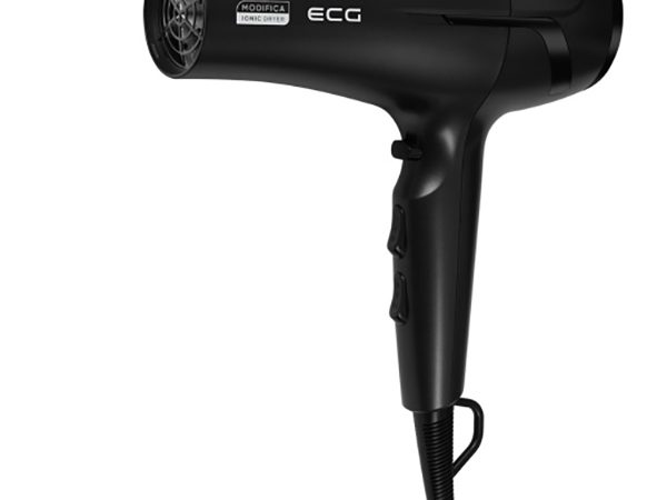 Uscator de par cu ionizare Modifica Nera Grande+, 2200 W, 2 viteze, 3 niveluri de temperatura, difuzor, negru