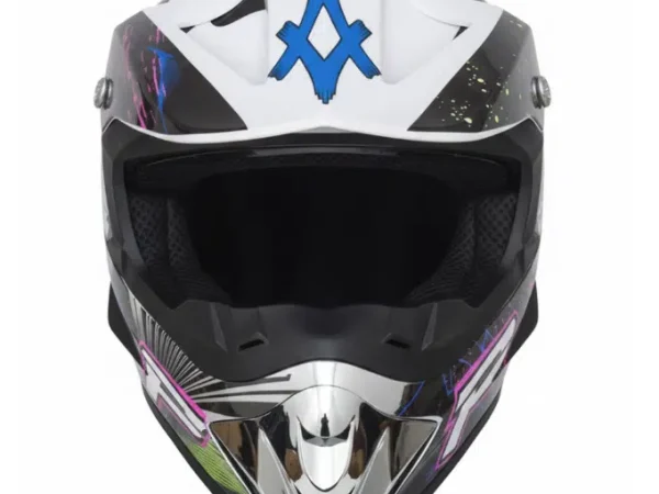 Cască Off-Road Motocross, ATV, MTB – Mărime L, Design Carbon multicolor jrh