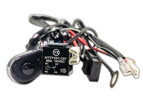 Cablu cu întrerupător pentru Bară sau Proiector Led - două ieșiri, 12-24V Carguard