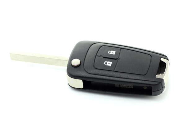 Opel / Chevrolet - Carcasa cheie - 2 butoane - tip briceag