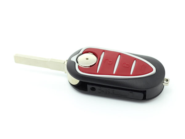 Alfa Romeo - Carcasă cheie - tip briceag, cu 3 butoane - CARGUARD