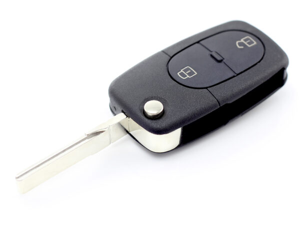 Audi - carcasă cheie tip briceag, cu 2 butoane - CARGUARD