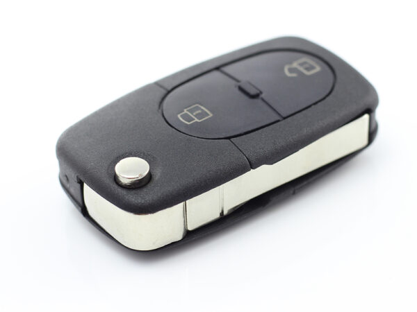 Audi - Carcasă cheie tip briceag, cu 2 butoane,  - baterie 1616 - CARGUARD