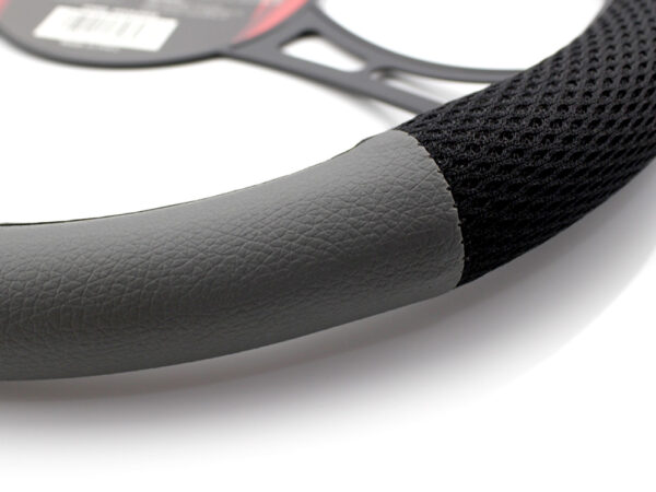 Husă volan auto - negru / gri - CARGUARD