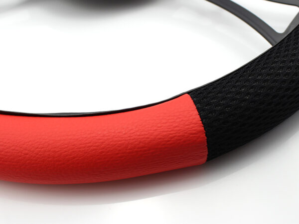 Husă volan auto - negru / roșu - CARGUARD