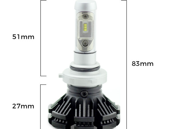 9006 - HB4 LED 12-24V - 4000 lm Super White - CARGUARD