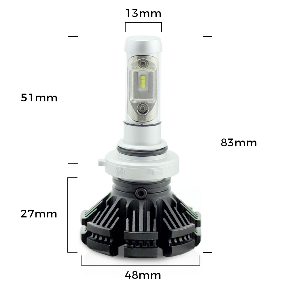 9006 - HB4 LED 12-24V - 4000 lm Super White - CARGUARD