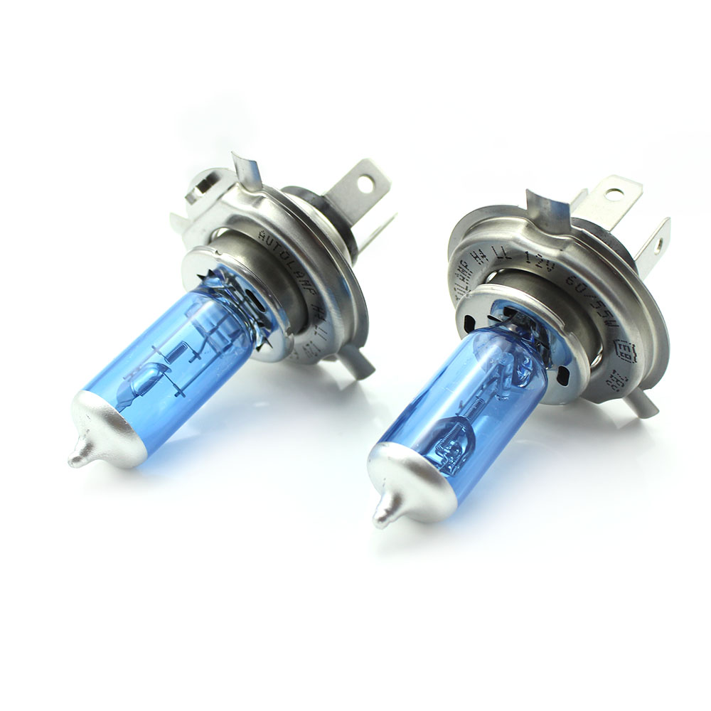 Set de 2 becuri Halogen H4 + 100% Intensitate - LONG LIFE - CARGUARD - imagine 2