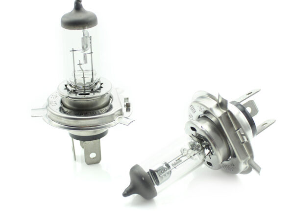 Set de 2 becuri Halogen H4, 55W, +50% Intensitate - LONG LIFE - CARGUARD