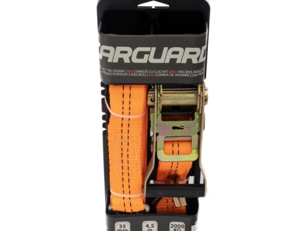 Chingă de fixare cu clichet, rezistentă la 2 Tone, TUV/GS – 35 mm × 4.5 m – Carguard - calitate premium garantată!