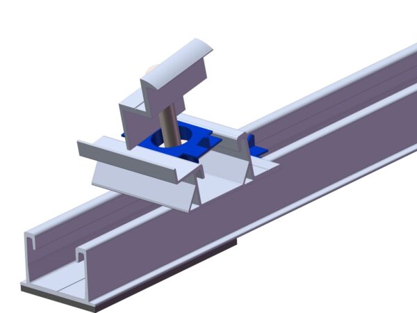 Clema capăt 35 mm "P" pentru montaj panou fotovoltaic