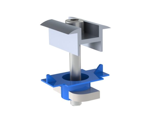 Clema dublă 35 mm "P" pentru montaj panou fotovoltaic