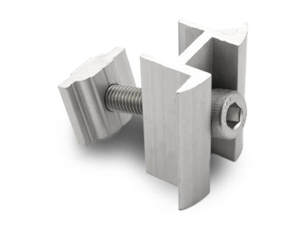 Clema dublă 30/35 mm  "Z" pentru montaj panou fotovoltaic