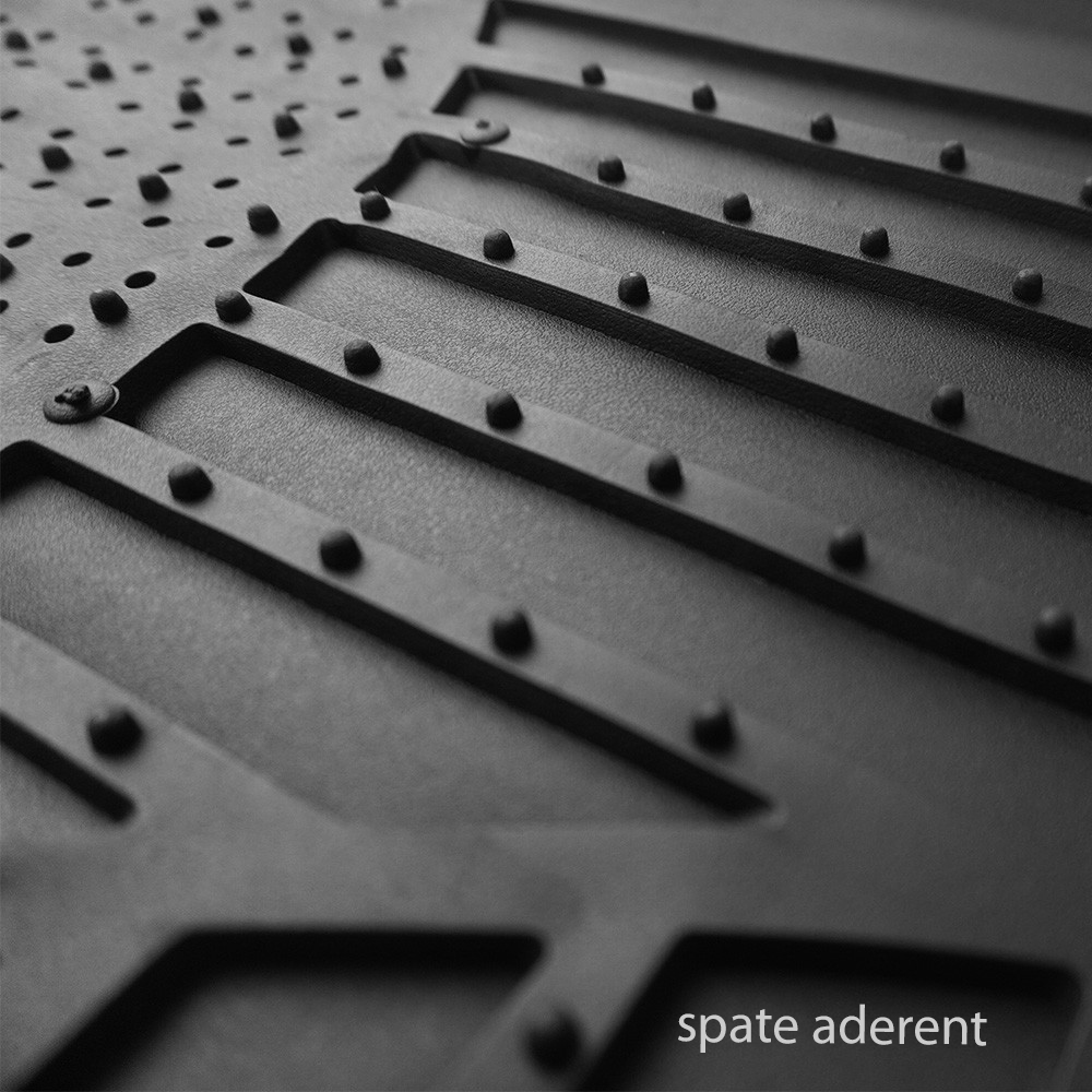 Covorașe auto universale ajustabile groase și aderente Carguard – 72 x 47 cm / 71 x 43,5 cm PVC – negru - imagine 4