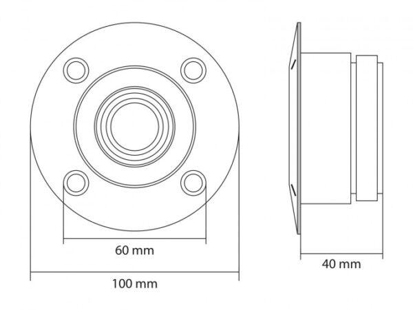 DOME 1,5” (38 mm) 100/200 W • 8 Ohm