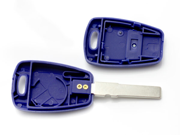 Fiat Carcasa cheie 1 buton, albastru, cu pregatire pt. chip TPX lung (fara logo)