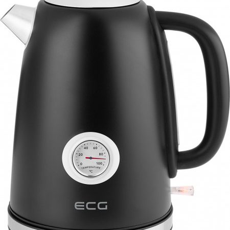 Fierbator electric RK 1700 Magnifica Nero, 1.7 litri, 2200 W, otel inoxidabil, indicator temperatura