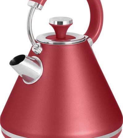 Fierbator electric RK 1708 Tradizione Corsa, 2200 W, 1.7 litri, conector Strix, rosu mat