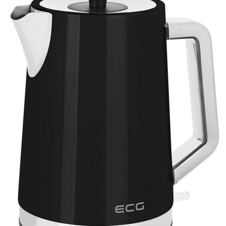 Fierbator electric RK 1766 Vintage Nero, 2200 W, 1.7 litri, otel inoxidabil, negru