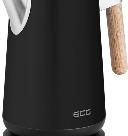 Fierbator electric RK 1768 Strix Timber Black, 1.7 litri, 2200 W, pereti dubli, otel inoxidabil si elemente din lemn