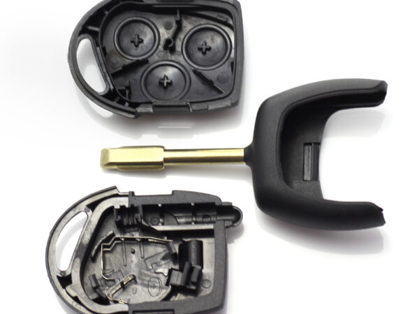 Ford - Carcasa cheie cu 3 butoane si suport baterie