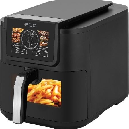 Friteuza cu aer cald AF 8020 Ai Slim Fry, 1700 W, 8 litri, 100-200°C, 6 programe automate, Program AI Smart, negru